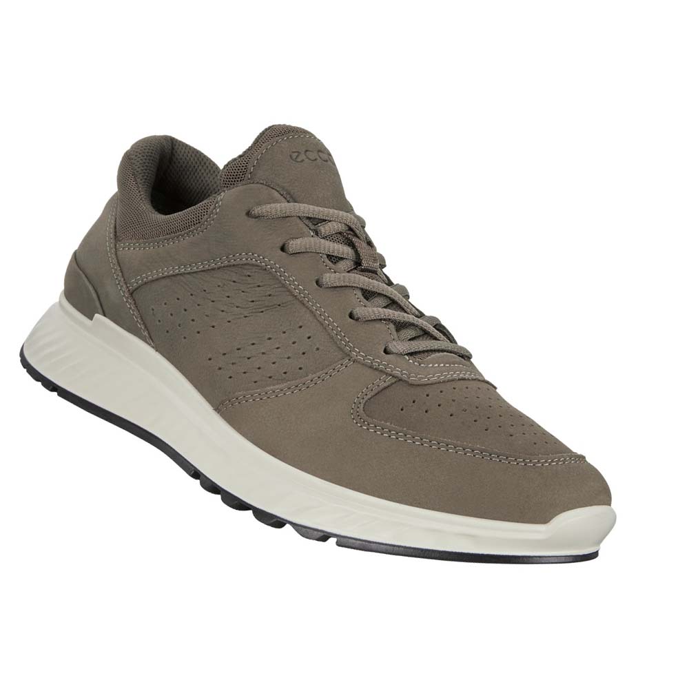 Men's Ecco Exostride Sneakers Olive | Canada 616XYU